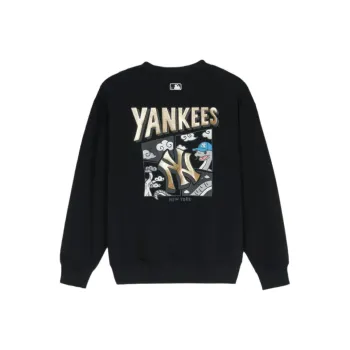 MLB New York Yankees SS25 Sweatshirt Unisex Black