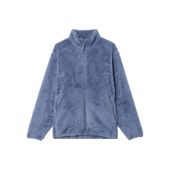 UNIQLO Velvet-feel Coat Unisex Sky Blue