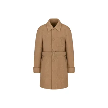 DIOR Belted Button Up Coat