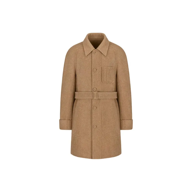DIOR Belted Button Up Coat-0