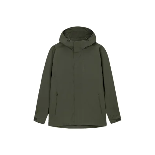 CHAOJIANTA Jackets Coats Men's Pomegranate Green