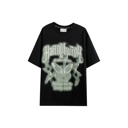 HARDY HARDY 블랙 남녀공용 티셔츠