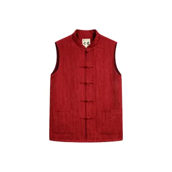 XUANSHENG Vests Men Red
