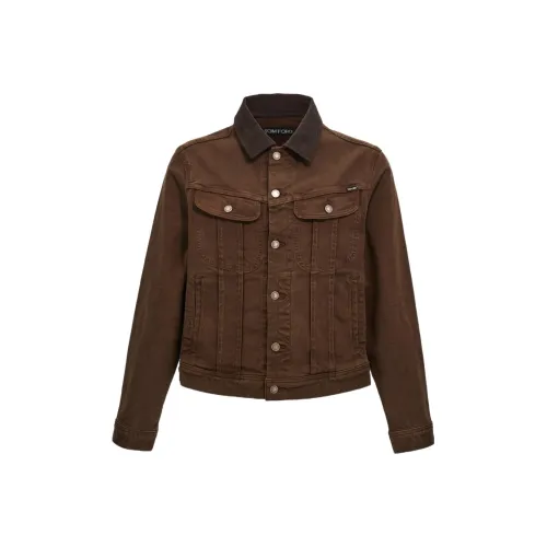 TOM FORD Button-Up Denim Jacket