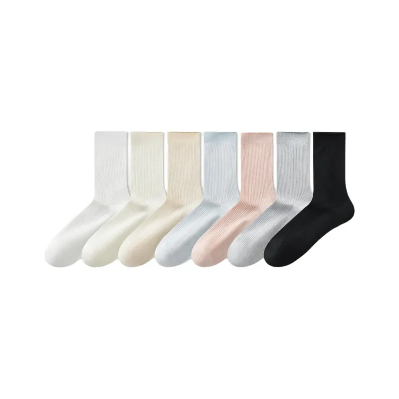 Temooues Mid Calf Socks Women's Combo Set-15