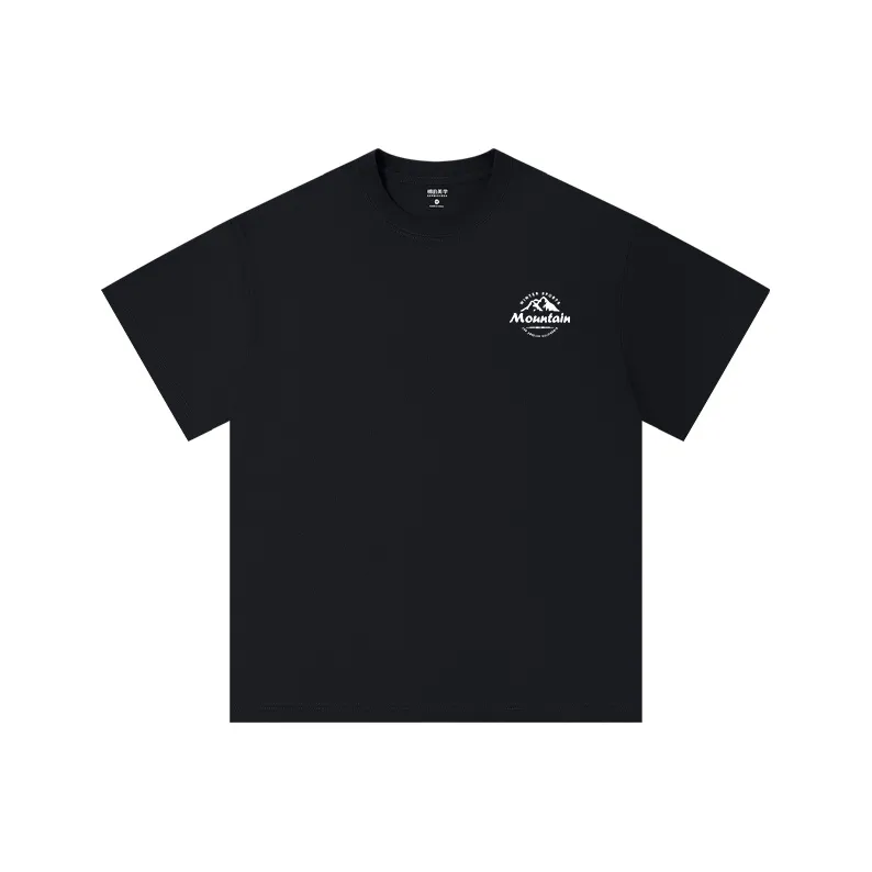 MIANDEMEIXUE Loose Fit Casual Inner Short Sleeved T Shirt Unisex Solid Color-48