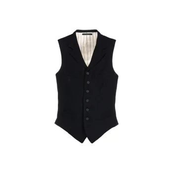 Yohji Yamamoto FW24 Vest Men's Black