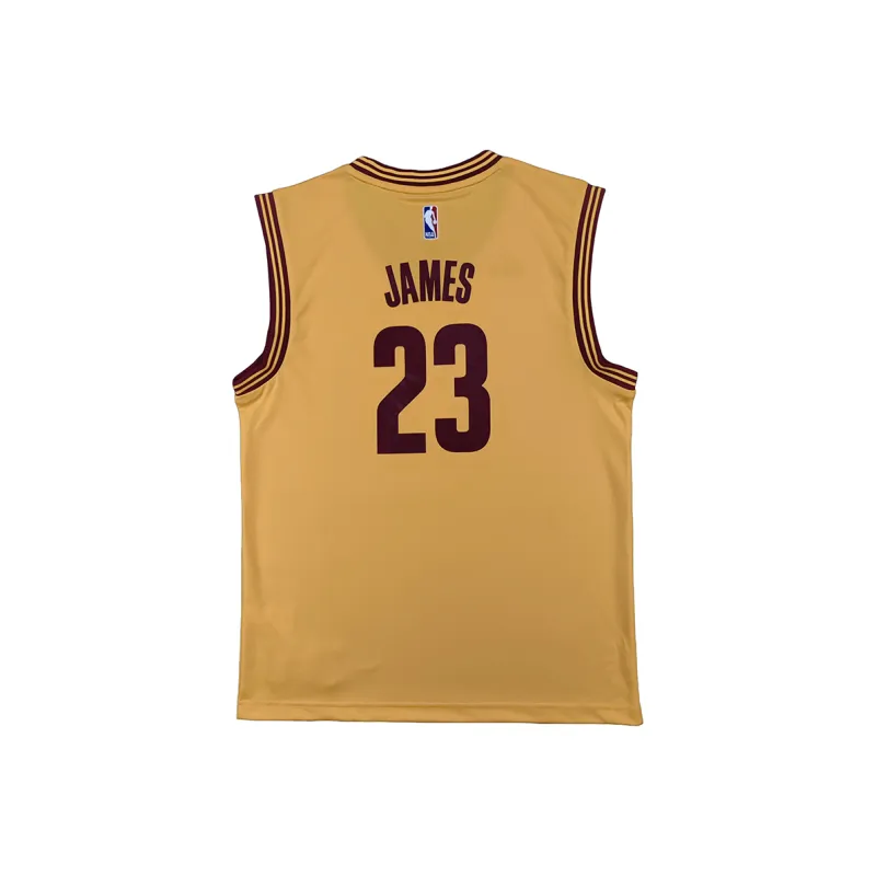 Adidas x NBA Cleveland Cavaliers Basketball Jersey Unisex Yellow-1