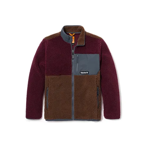 Timberland Velvet Jackets Unisex Noble Red-Pinecone
