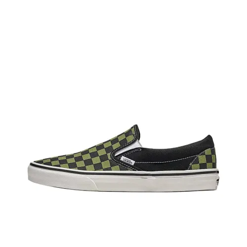 Slip On Classic Vans 'Checkerboard Loden Green'