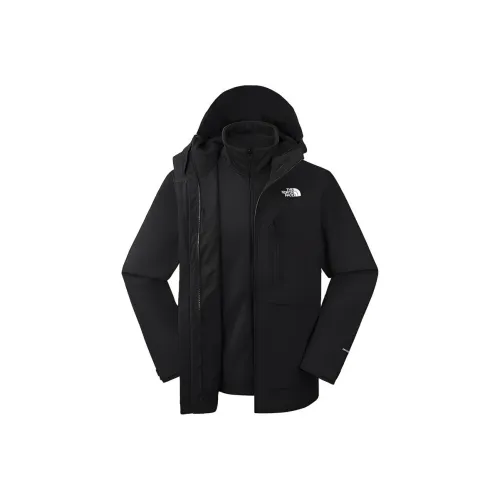 THE NORTH FACE City Outdoor Collection Waterproof And Windproof To Keep Warm Windbreaker Jacket Men's Cosmic Black