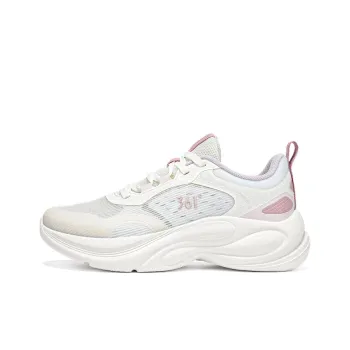 361° Cushioning, Breathable, Lightweight Low Top Casual Running Shoes Women's Feather White Sunrise Pink Purple