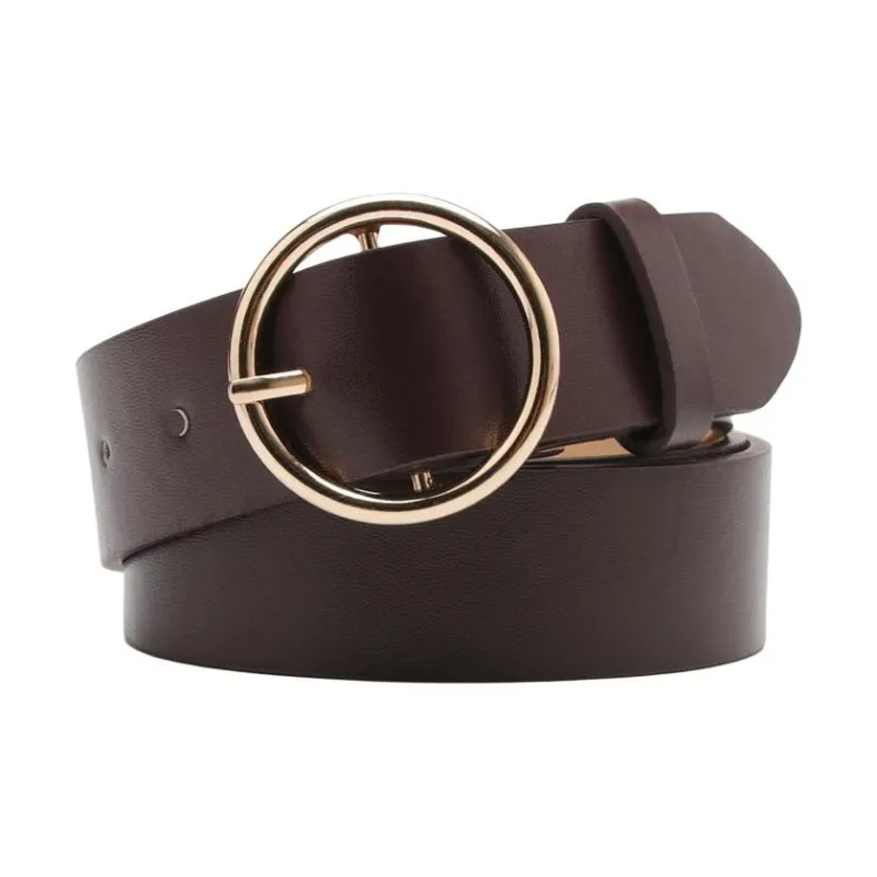 JEANSWEST PU Leather Belts Women's 3.3CM-3