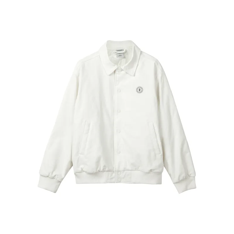 Skechers Diamond Series Puffer Jacket Men's Tofu White-0