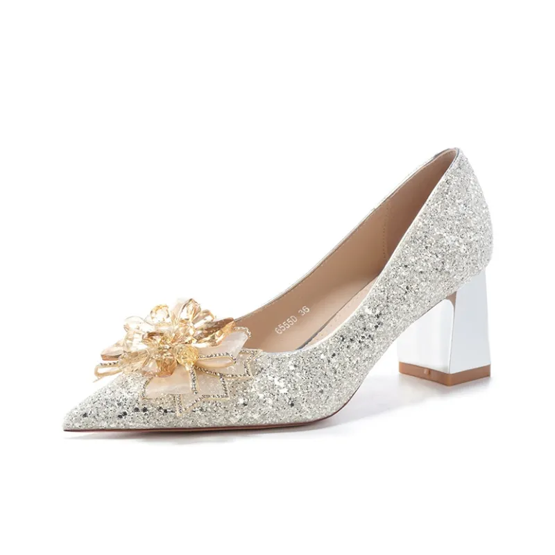 KATHRYN WILSON Chunky Heel High Heels Women's-7