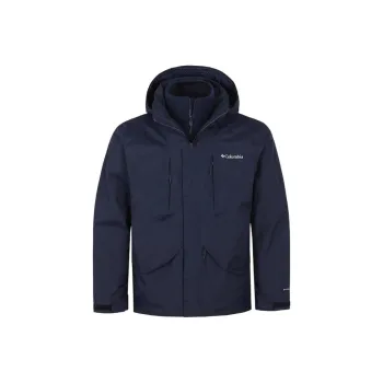Columbia City Outdoor Collection Breathable Thermal Windbreaker Jacket Men's Marine Blue