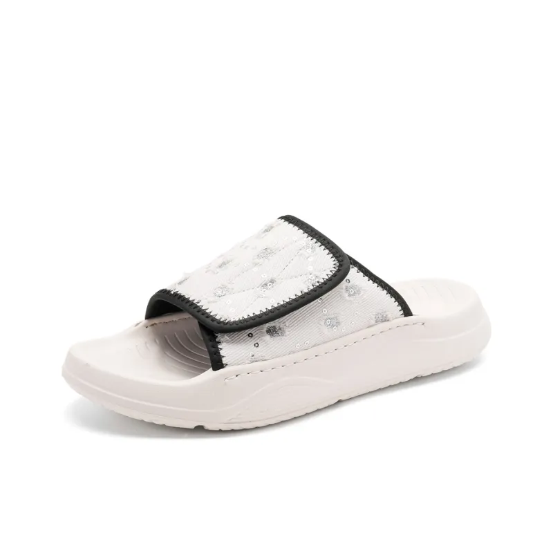 ΛOLUNKΛ Slide Slippers Men's White-1