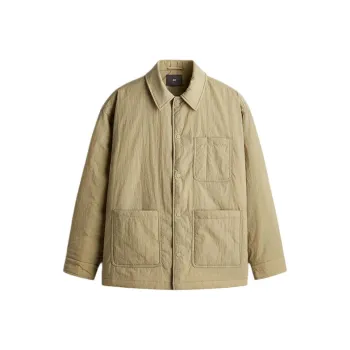 H&M Jackets & Coats Men's Light Khaki Green