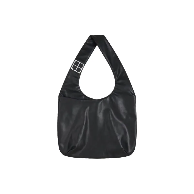 YJ1NGZYZJ Polyurethane Shoulder Bag Regular Unisex Black-1