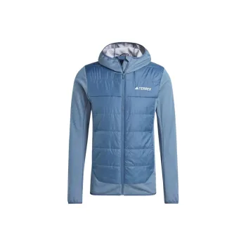 Adidas TERREX MULTI HYBRID INSULATED HOODED JACKET Jackets & Coats Men's Blue