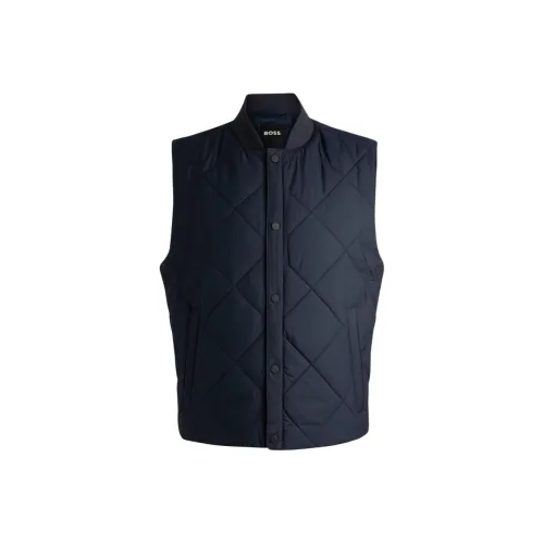 HUGO BOSS Diamond Quilted Water Repellent Regular Fit Gilet