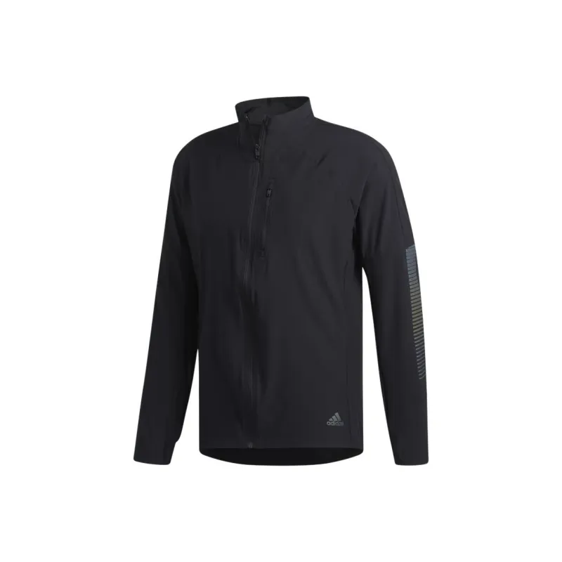 Adidas Rise Up Running Jackets Coats Men's Black-0
