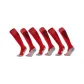 Long Shaft Soccer Socks Red 3 Pack