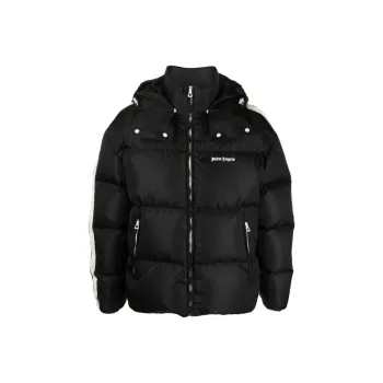 PALM ANGELS Logo Print Padded Jacket