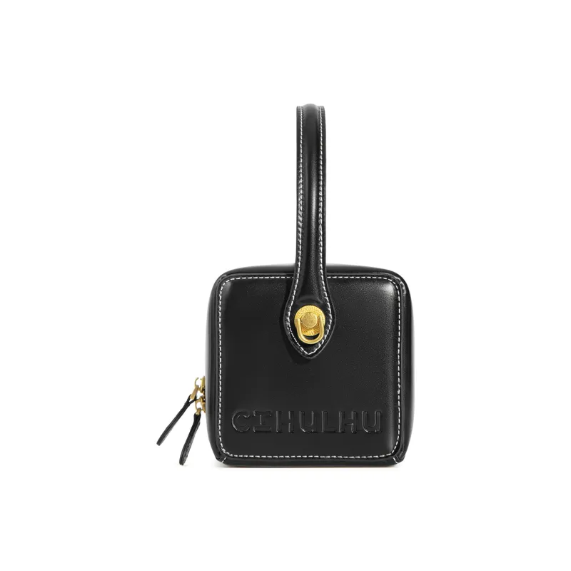 Cthulhu Cow Leather Refined Small Shoulder Handbag Small Size Unisex Multicolor-6
