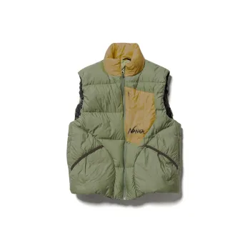 NANGA MAZENO RIDGE VEST Unisex Beige Khaki