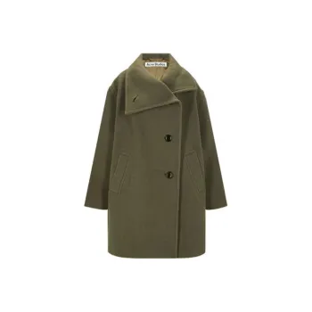 Acne Studios Coats Unisex Green