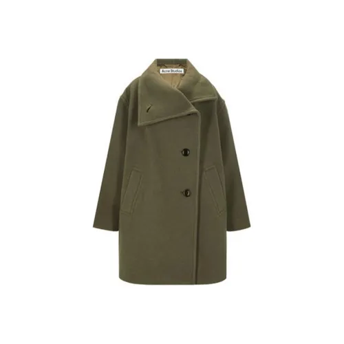 Acne Studios Coats Unisex Green
