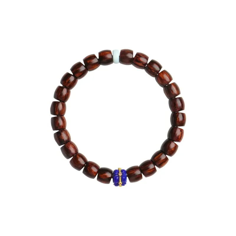 Moon Seal Hundred Rivers Huanghuali Wooden Bracelets Unisex-7