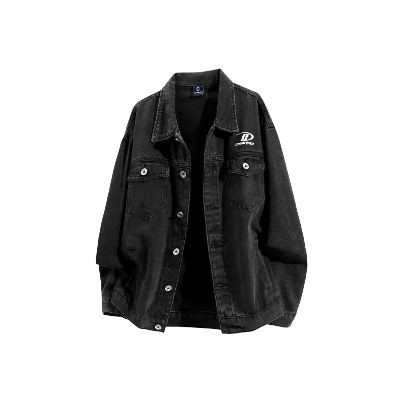 CRUSH KEY Denim Jackets Unisex-3
