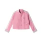 Women's Cropped Grayish Pink
