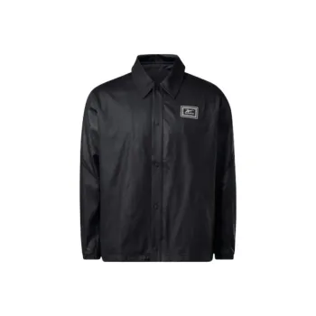 Reebok BB BB ALL COACH ES SNAP JKT Jackets Coats Men's Black