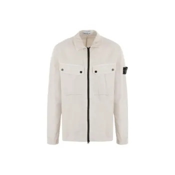 STONE ISLAND Jackets Coats Men's Milk White