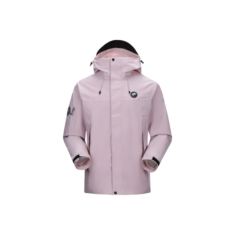Panda Carefree Play Series Warm Water-Resistant Rainproof Windproof Windbreaker Jacket Unisex-36