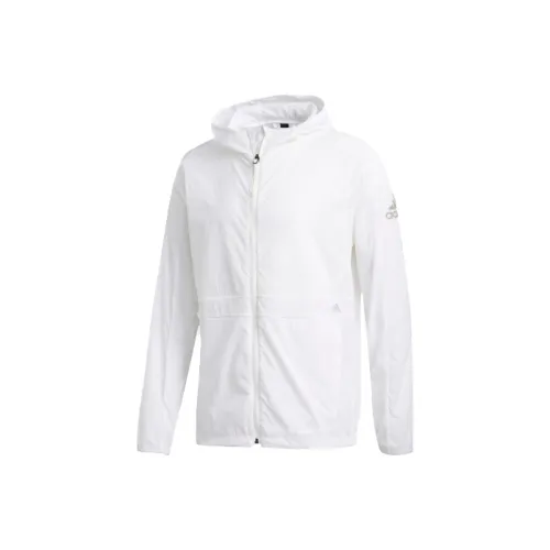Adidas Windproof Sun Protection Clothing Men's White