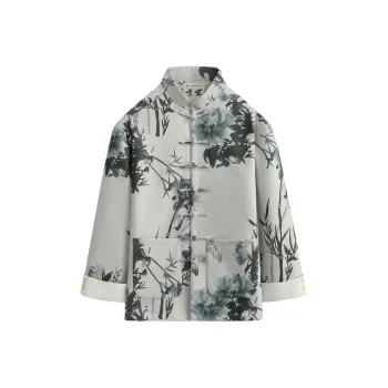 XUANSHENG Jackets Coats Men's Bamboo Brings Peace