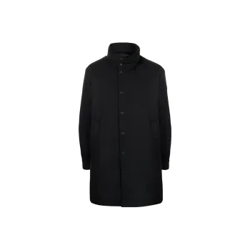 Moncler Coats Men Black