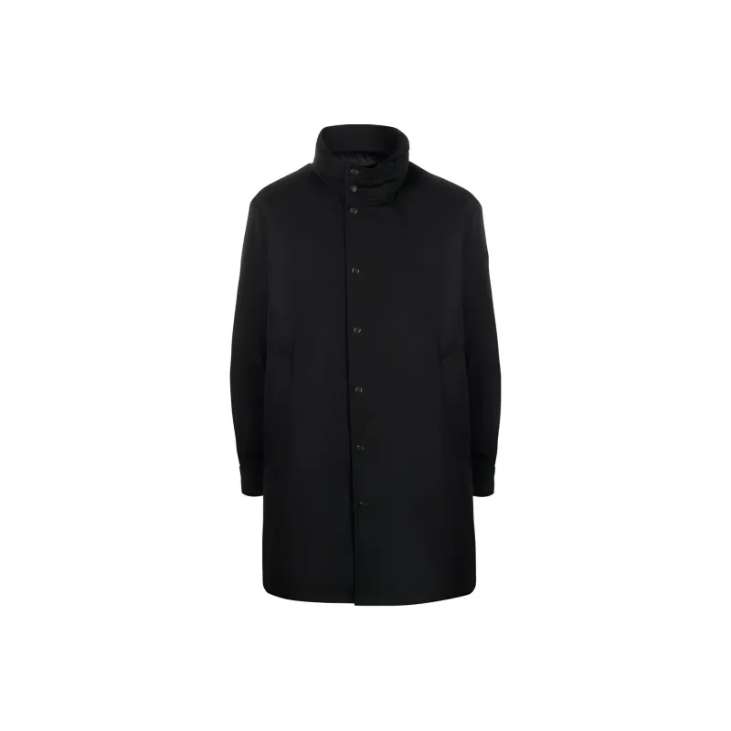 Moncler Coats Men Black-0