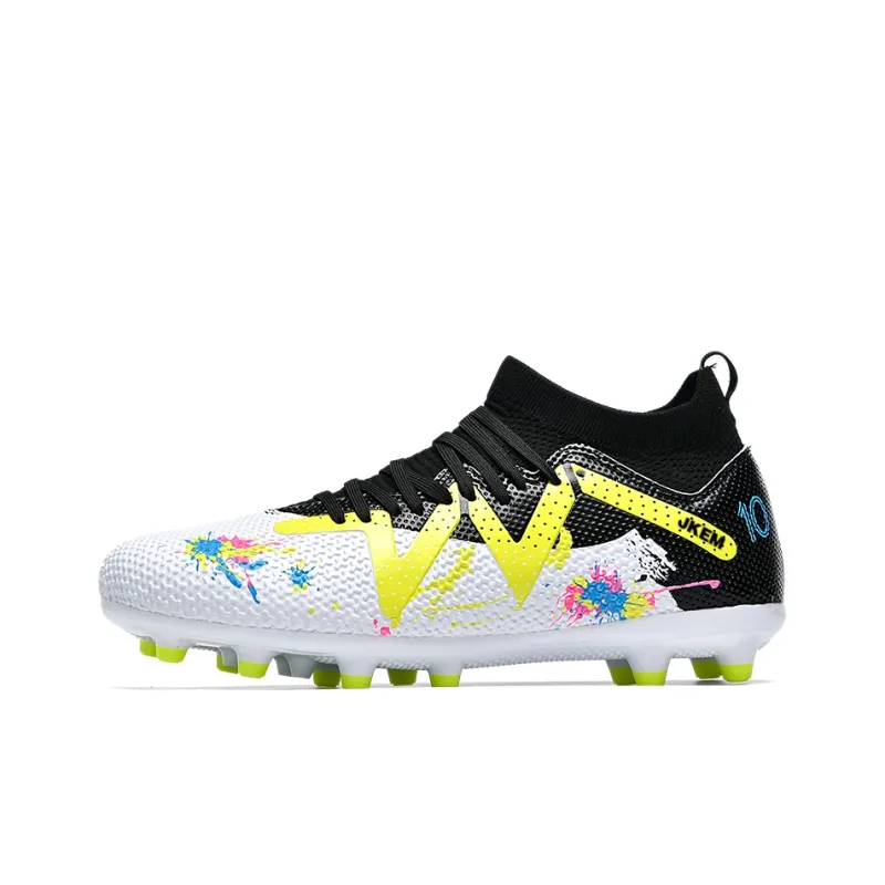 JKEM Cushioning, Slip Resistant, Abrasion Resistant, Breathable, Impact Resistant, Lightweight Soccer Shoes Unisex-18