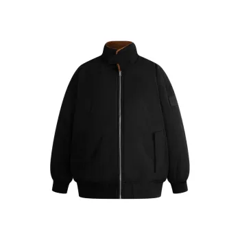 CALVIN KLEIN Puffer Jacket Men's Space Black/Coffee Brown