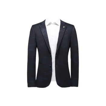 PIERRE CARDIN Business Suit Men's Blue