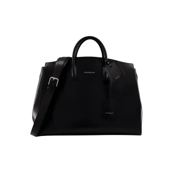 Givenchy Buffalo Leather Travel Bag Women's Black