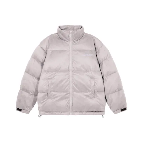 KILLWINNER Letter Stand Collar Loose Fit Thickened Down Jacket Unisex