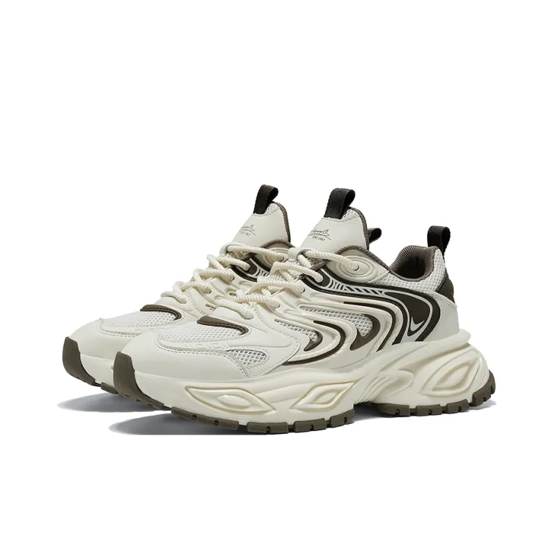BANGNEY Vintage Mecha Shoes, Lightweight Height Increasing Support Breathable Low Top Chunky Sneakers Unisex-7