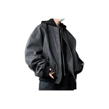 ZONEiD Jackets Unisex Black Gray Color