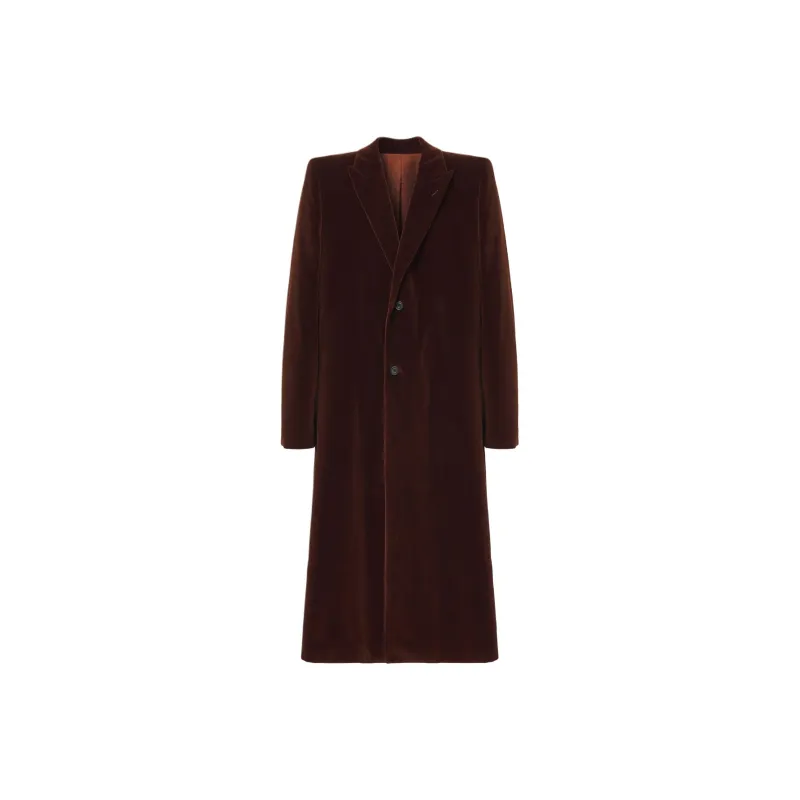 Alexander McQueen FW24 Coats Men's Rusty Red-0